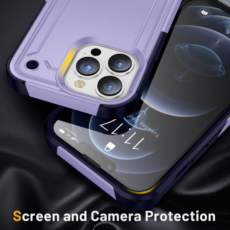 For iPhone 14 Pro Max 2 in 1 Soft TPU Hard PC Phone Case