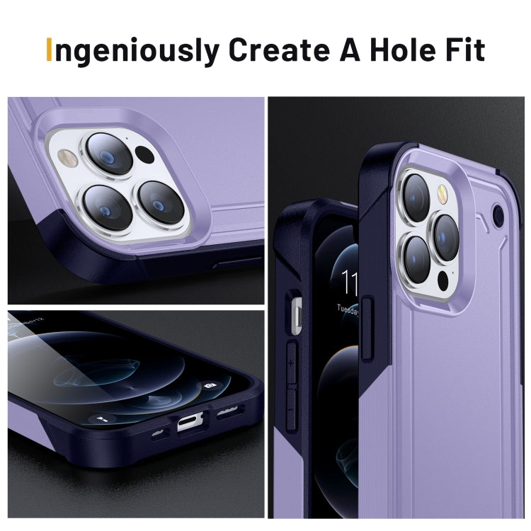 For iPhone 14 Pro Max 2 in 1 Soft TPU Hard PC Phone Case