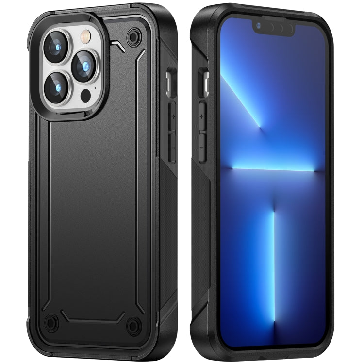 For iPhone 13 Pro 2 in 1 Soft TPU Hard PC Phone Case
