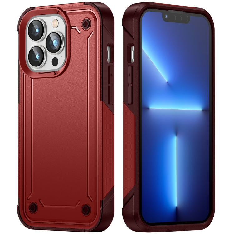 For iPhone 13 Pro 2 in 1 Soft TPU Hard PC Phone Case