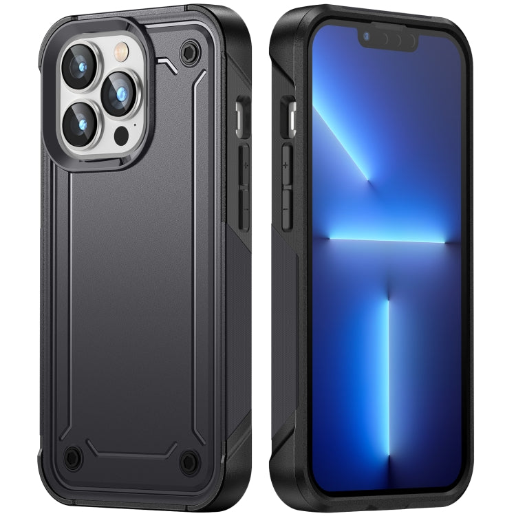 For iPhone 13 Pro 2 in 1 Soft TPU Hard PC Phone Case