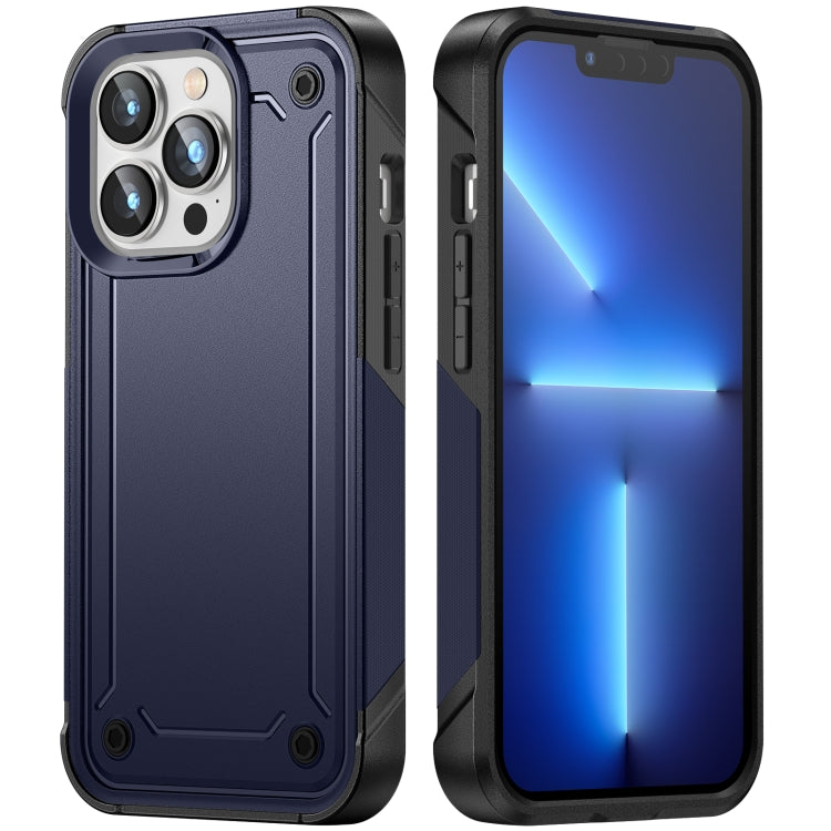 For iPhone 13 Pro 2 in 1 Soft TPU Hard PC Phone Case