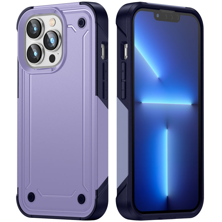For iPhone 13 Pro 2 in 1 Soft TPU Hard PC Phone Case
