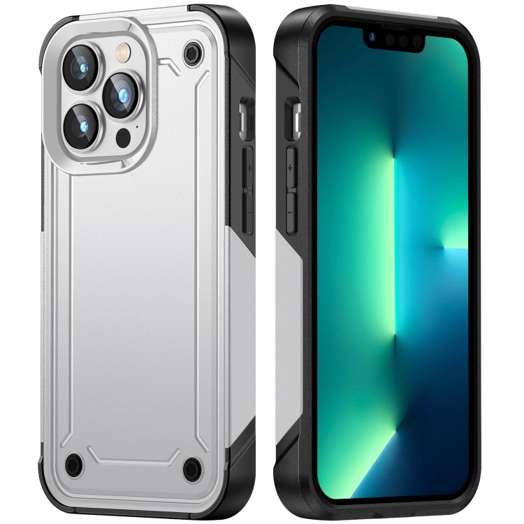 For iPhone 13 Pro Max 2 in 1 Soft TPU Hard PC Phone Case