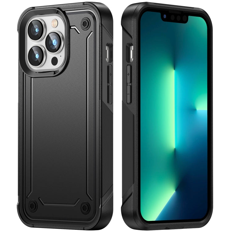 For iPhone 13 Pro Max 2 in 1 Soft TPU Hard PC Phone Case