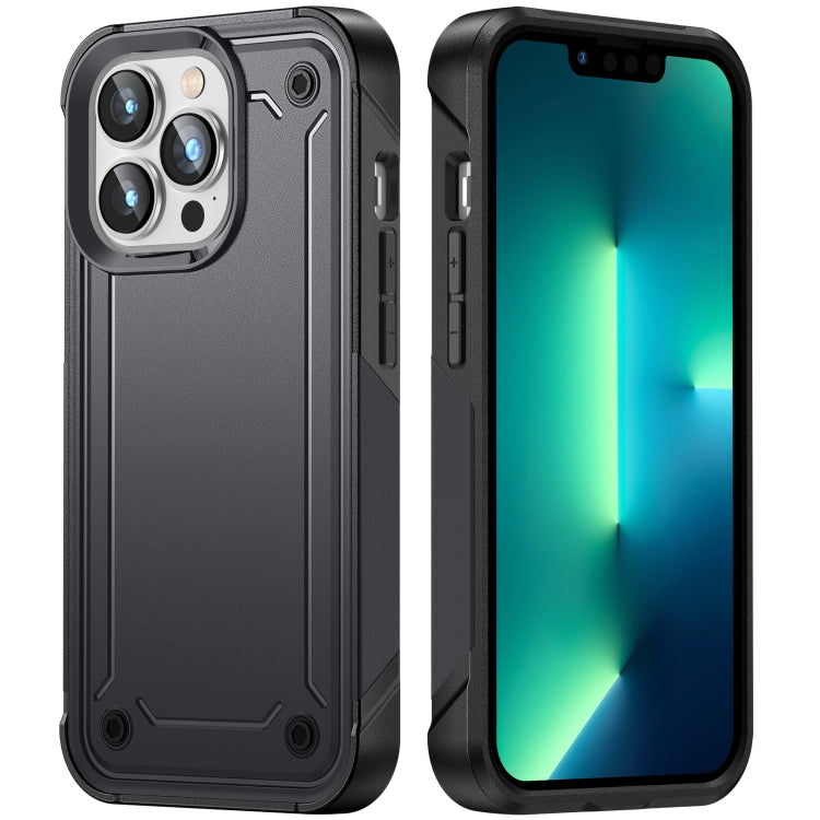 For iPhone 13 Pro Max 2 in 1 Soft TPU Hard PC Phone Case