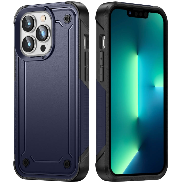 For iPhone 13 Pro Max 2 in 1 Soft TPU Hard PC Phone Case