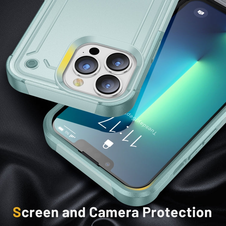 For iPhone 13 Pro Max 2 in 1 Soft TPU Hard PC Phone Case