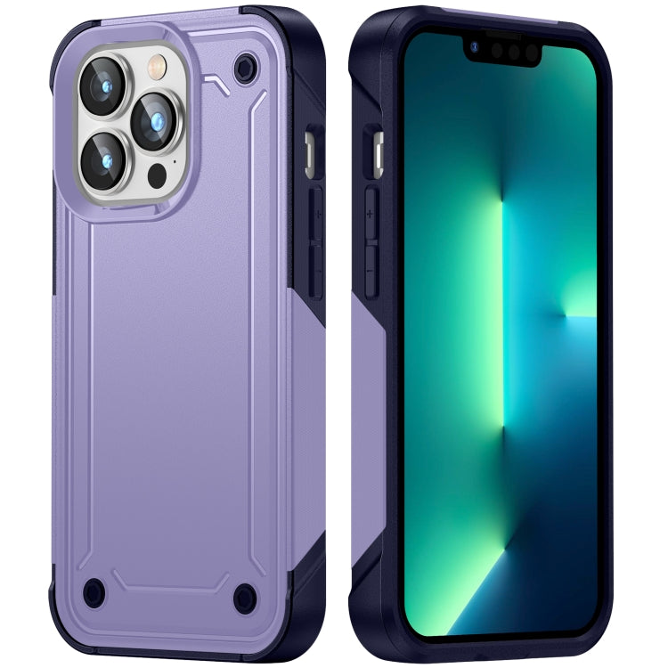 For iPhone 13 Pro Max 2 in 1 Soft TPU Hard PC Phone Case