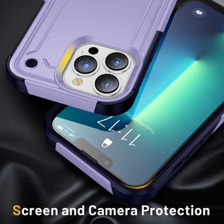 For iPhone 13 Pro Max 2 in 1 Soft TPU Hard PC Phone Case
