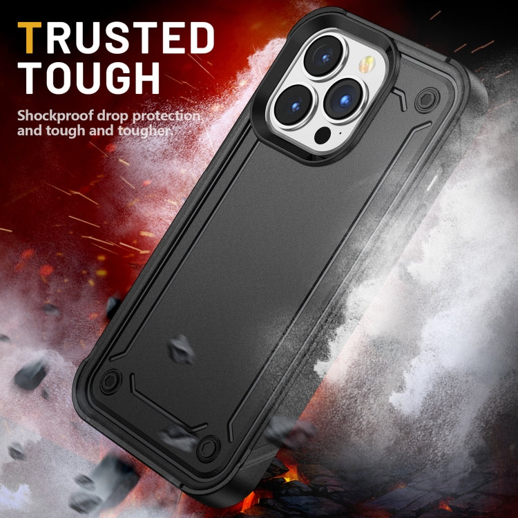 For iPhone 12 / 12 Pro 2 in 1 Soft TPU Hard PC Phone Case