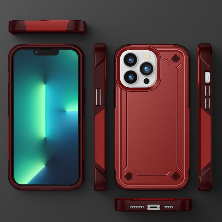 For iPhone 12 / 12 Pro 2 in 1 Soft TPU Hard PC Phone Case
