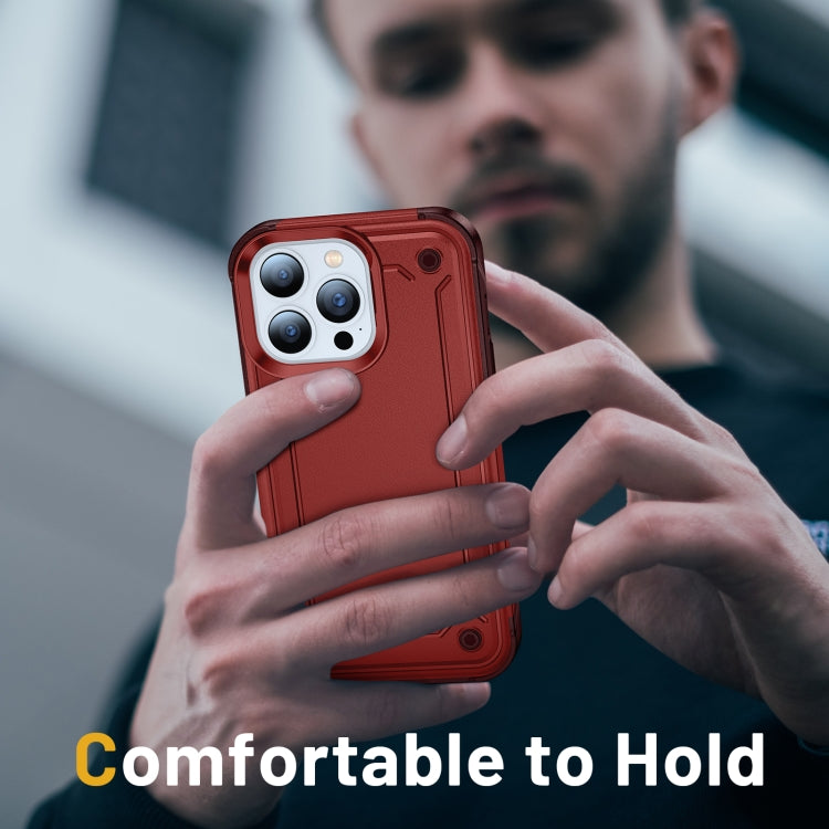 For iPhone 12 / 12 Pro 2 in 1 Soft TPU Hard PC Phone Case