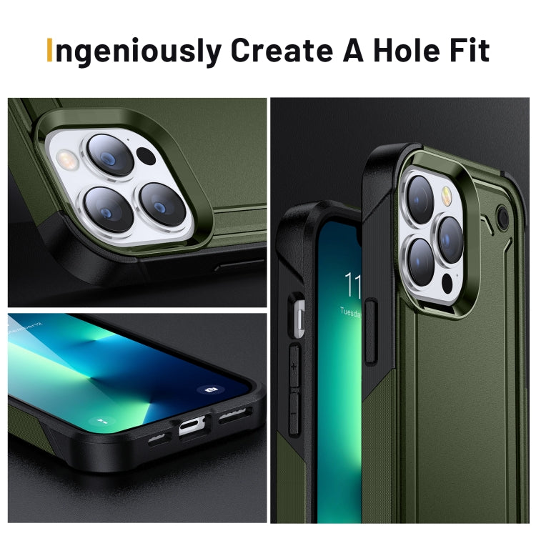 For iPhone 12 / 12 Pro 2 in 1 Soft TPU Hard PC Phone Case
