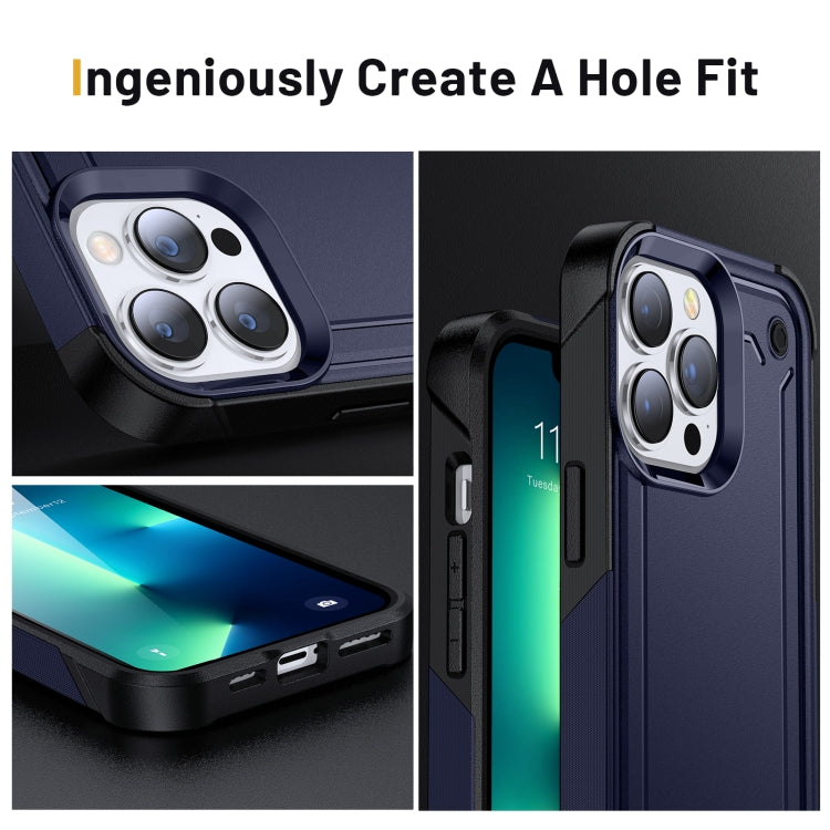 For iPhone 12 / 12 Pro 2 in 1 Soft TPU Hard PC Phone Case