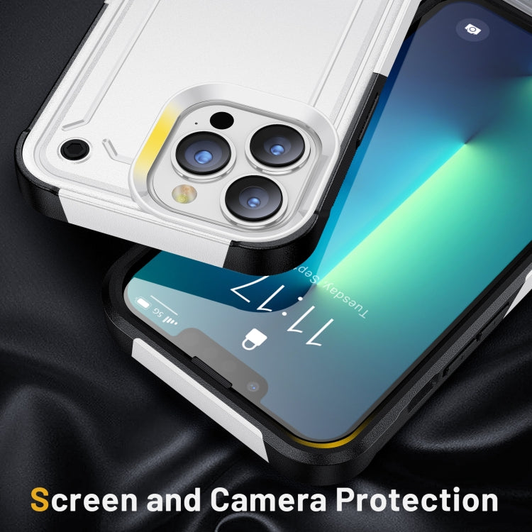 For iPhone 12 Pro Max 2 in 1 Soft TPU Hard PC Phone Case