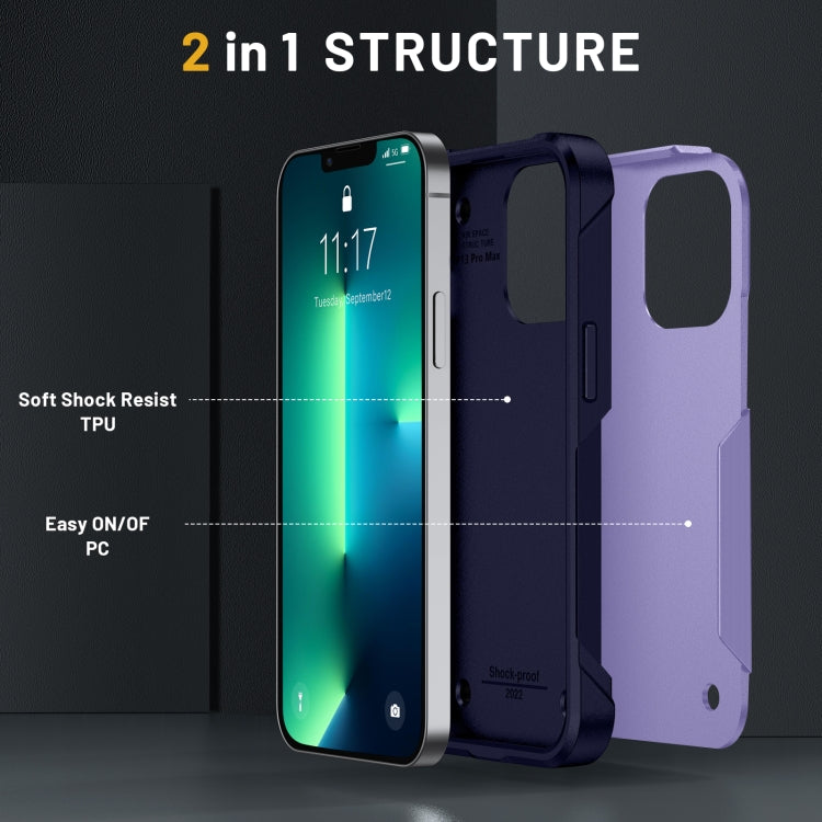 For iPhone 12 Pro Max 2 in 1 Soft TPU Hard PC Phone Case