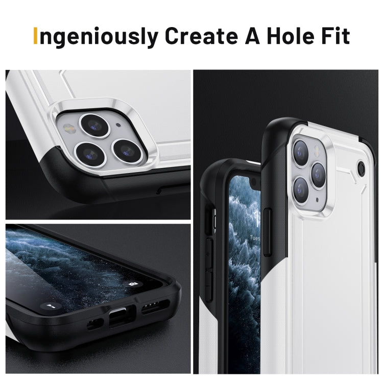 For iPhone 11 2 in 1 Soft TPU Hard PC Phone Case