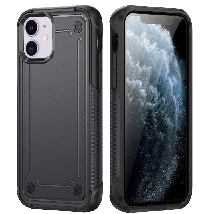 For iPhone 11 2 in 1 Soft TPU Hard PC Phone Case