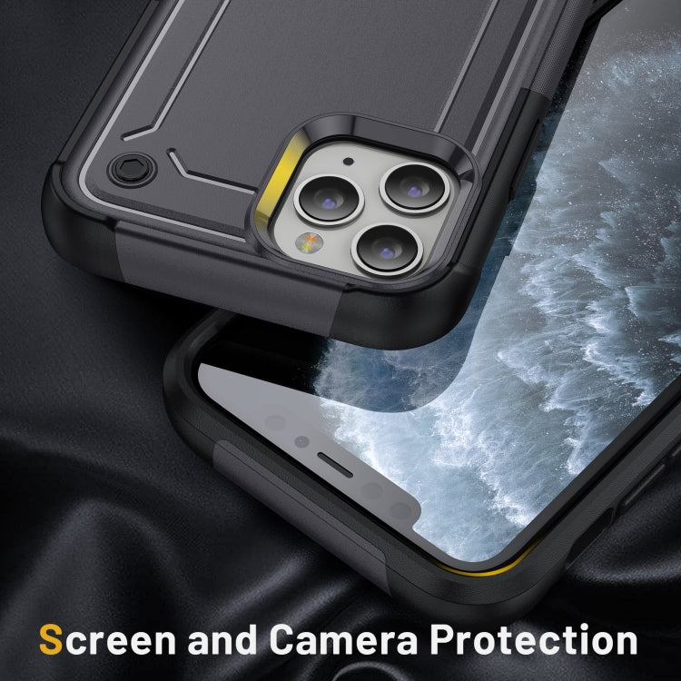 For iPhone 11 2 in 1 Soft TPU Hard PC Phone Case