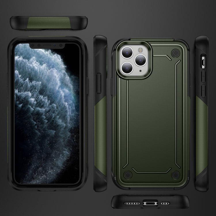 For iPhone 11 2 in 1 Soft TPU Hard PC Phone Case