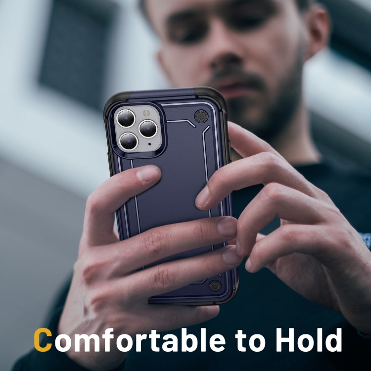 For iPhone 11 2 in 1 Soft TPU Hard PC Phone Case