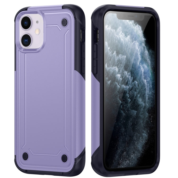 For iPhone 11 2 in 1 Soft TPU Hard PC Phone Case