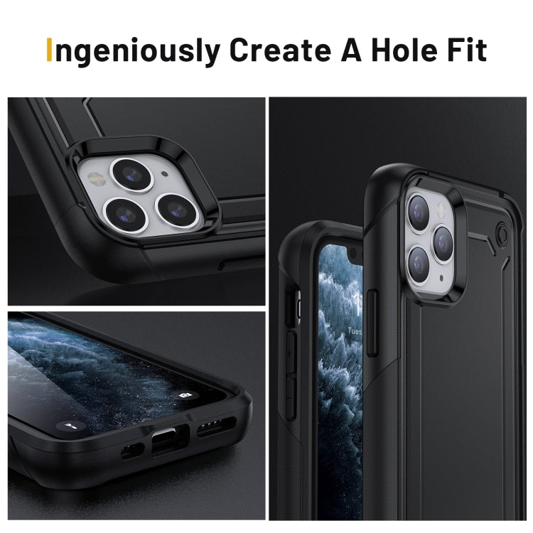 For iPhone 11 Pro Max 2 in 1 Soft TPU Hard PC Phone Case