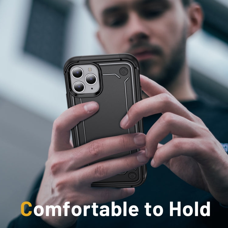 For iPhone 11 Pro Max 2 in 1 Soft TPU Hard PC Phone Case
