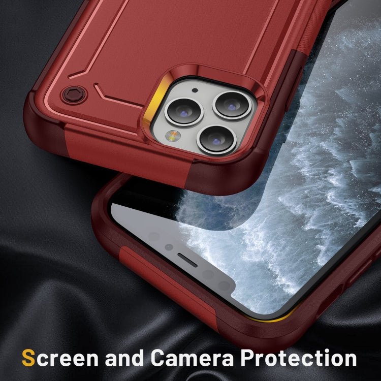 For iPhone 11 Pro Max 2 in 1 Soft TPU Hard PC Phone Case