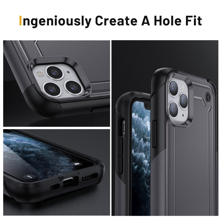 For iPhone 11 Pro Max 2 in 1 Soft TPU Hard PC Phone Case