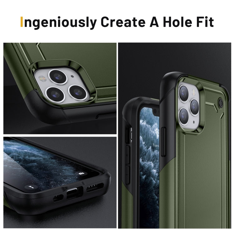 For iPhone 11 Pro Max 2 in 1 Soft TPU Hard PC Phone Case