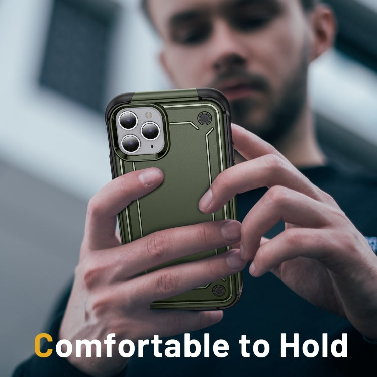 For iPhone 11 Pro Max 2 in 1 Soft TPU Hard PC Phone Case