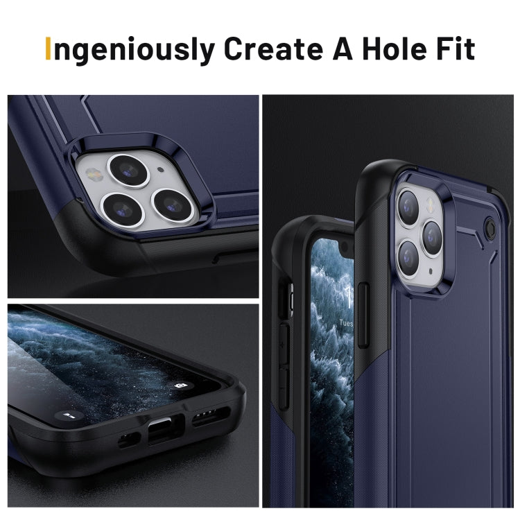 For iPhone 11 Pro Max 2 in 1 Soft TPU Hard PC Phone Case