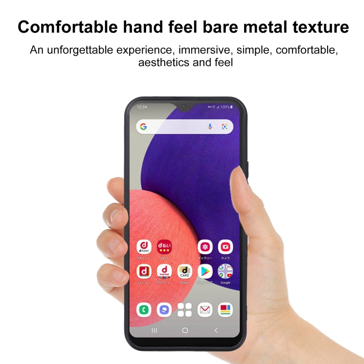 For Samsung Galaxy A22e TPU Phone Case(Black)