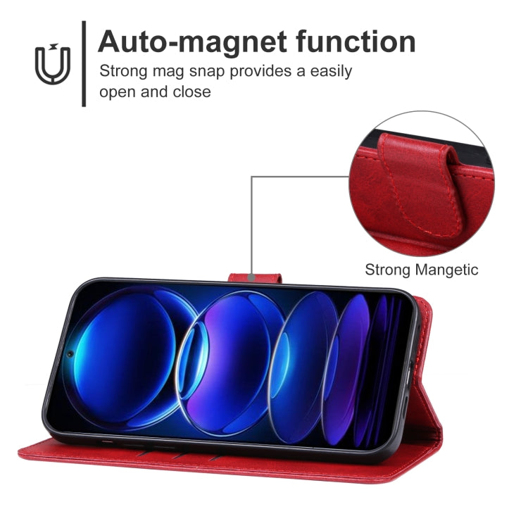 For Xiaomi Redmi Note 12 Pro+ China Leather Phone Case