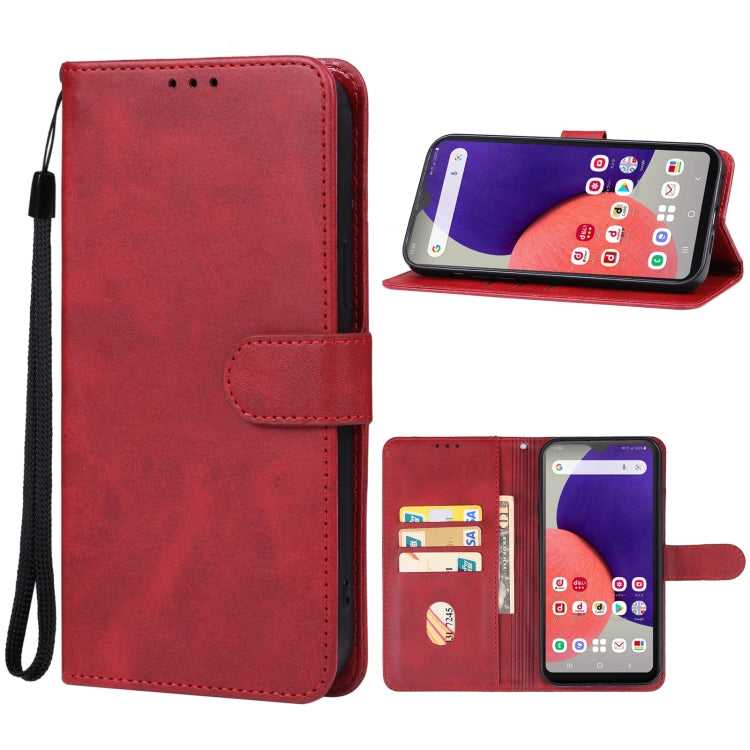 For Samsung Galaxy A22e Leather Phone Case