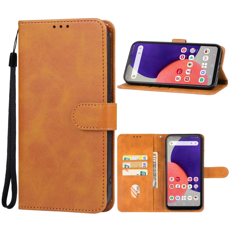 For Samsung Galaxy A22e Leather Phone Case