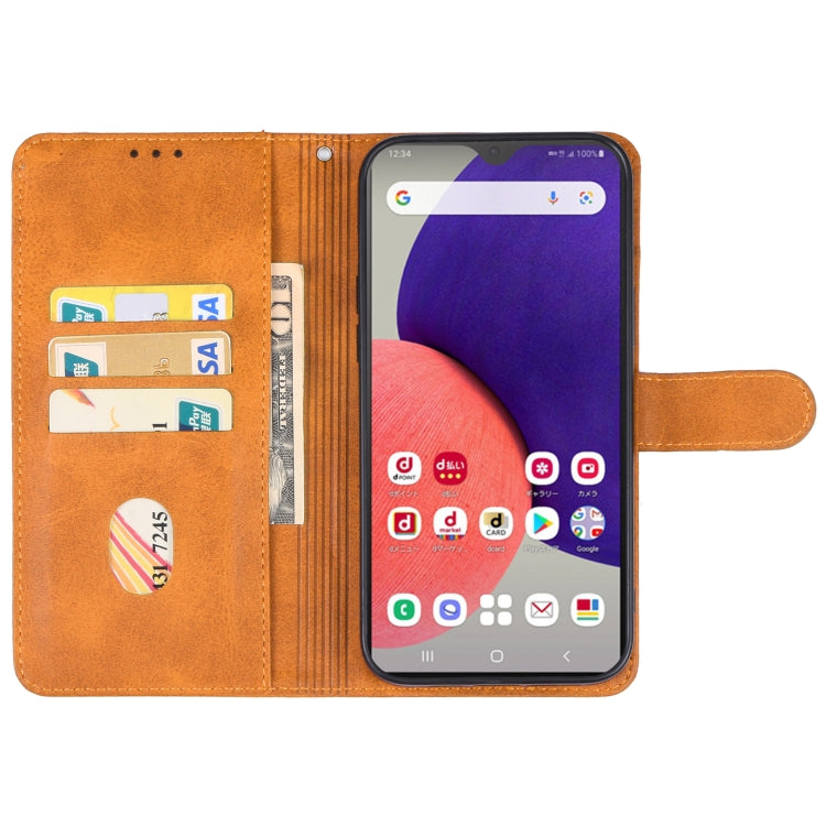 For Samsung Galaxy A22e Leather Phone Case