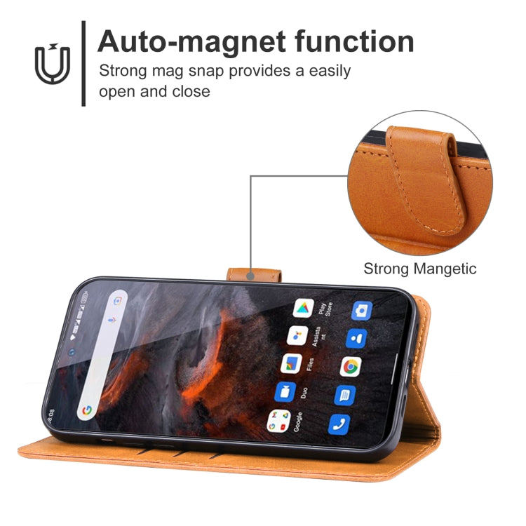 For OUKITEL WP19 Leather Phone Case