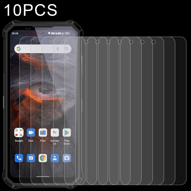 For OUKITEL WP19 10pcs 0.26mm 9H 2.5D Tempered Glass Film