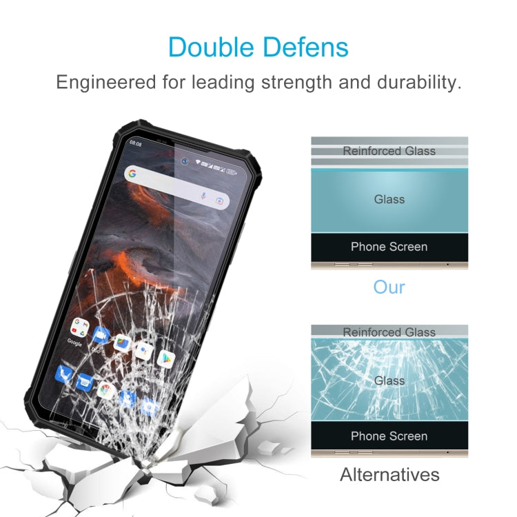 For OUKITEL WP19 10pcs 0.26mm 9H 2.5D Tempered Glass Film
