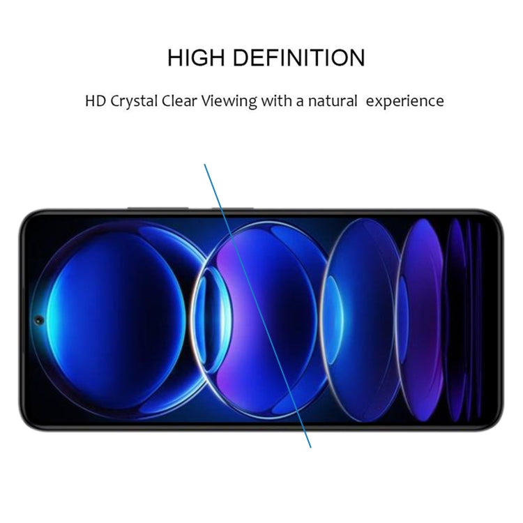 For Xiaomi Redmi Note 12 China / Redmi Note 12 Turbo Full Glue Full Cover Screen Protector Tempered Glass Film
