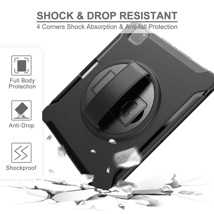 For iPad Pro 11 inch (2020) Shockproof Protective Tablet Case with Holder & Hand Strap & Pen Slot