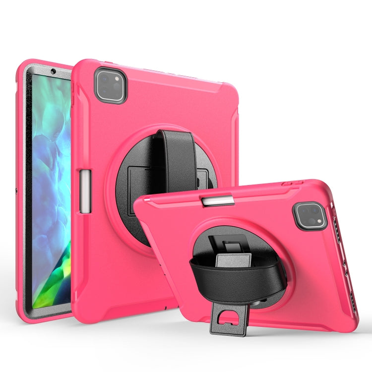 For iPad Pro 11 inch (2020) Shockproof Protective Tablet Case with Holder & Hand Strap & Pen Slot