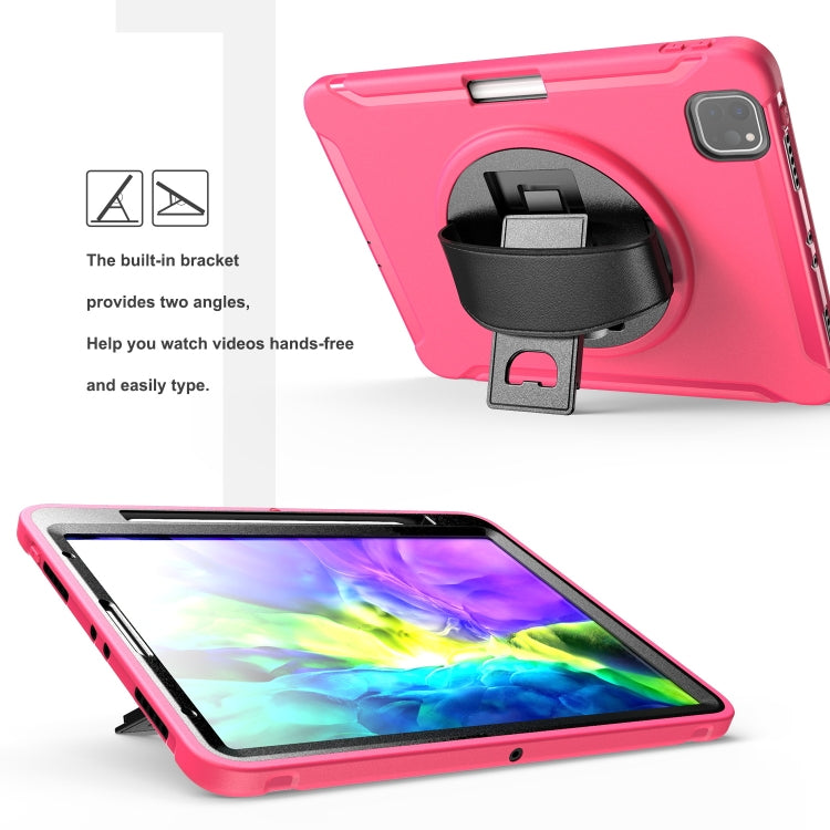 For iPad Pro 11 inch (2020) Shockproof Protective Tablet Case with Holder & Hand Strap & Pen Slot