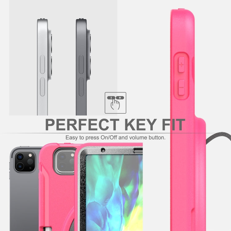 For iPad Pro 11 inch (2020) Shockproof Protective Tablet Case with Holder & Hand Strap & Pen Slot