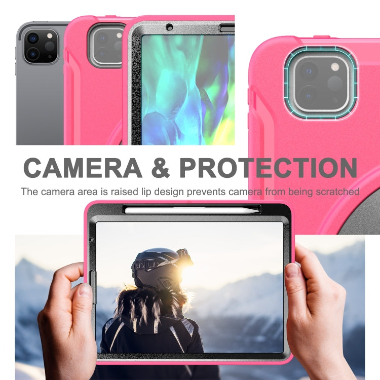 For iPad Pro 11 inch (2020) Shockproof Protective Tablet Case with Holder & Hand Strap & Pen Slot