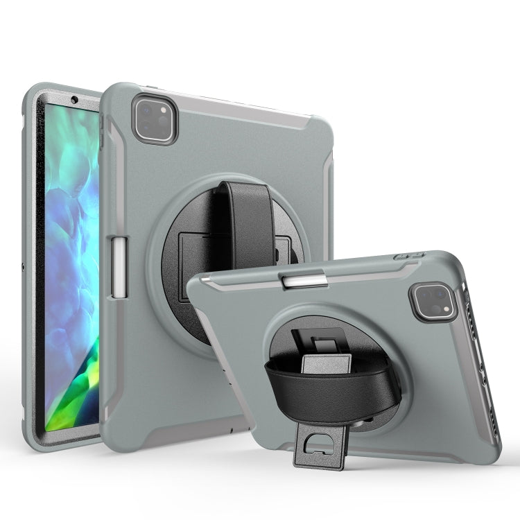 For iPad Pro 11 inch (2020) Shockproof Protective Tablet Case with Holder & Hand Strap & Pen Slot