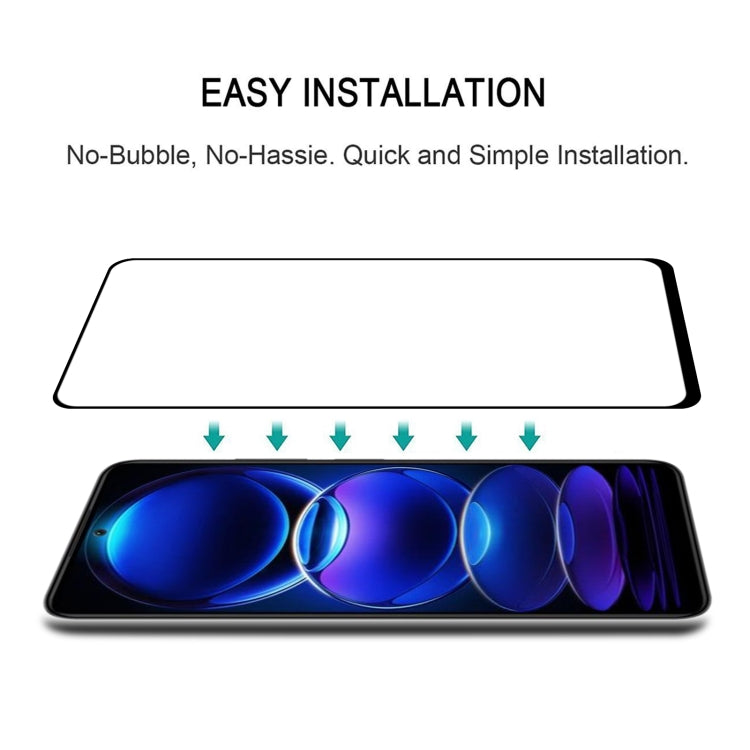 For Xiaomi Redmi Note 12 China / Redmi Note 12 Turbo 25pcs Full Glue Full Screen Tempered Glass Film